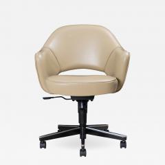  Knoll Saarinen Executive Arm Chair in Leather Swivel Base by Eero Saarinen for Knoll - 1839674