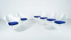  Knoll Tulip Chairs and Armchairs by Eero Saarinen Knoll Studio New Upholstery - 4513021
