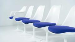  Knoll Tulip Chairs and Armchairs by Eero Saarinen Knoll Studio New Upholstery - 4513025
