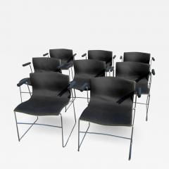  Knoll Vintage Set of Eight Handkerchief Armchairs by Vignelli for Knoll - 2633034