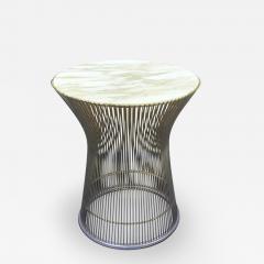  Knoll WARREN PLATNER SIDE TABLE IN 18K GOLD WITH CALACATTA MARBLE TOP - 3149957
