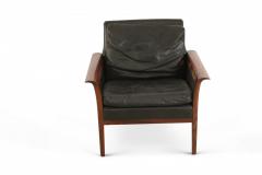  Knut Saeter Knut Saeter for Vatner MoblerNorwegian Leather and Rosewood Armchairs - 2792086