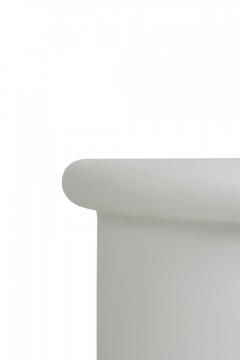  Koch Lowy Koch Lowy Mid Century American White Satin Triplex Glass Tablette Lamp Table - 4162601