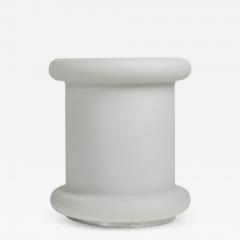  Koch Lowy Koch Lowy Mid Century American White Satin Triplex Glass Tablette Lamp Table - 4167796