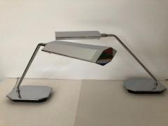  Koch Lowy Pair of Koch Lowy Chrome Swing Arm Adjustable Desk Lamps - 1605651