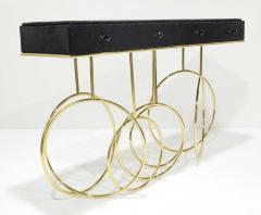  Koket Koket Burlesque Console in Brass and Leather - 4059777