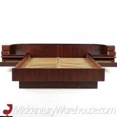  Komfort of Denmark Komfort Mid Century Danish Queen Rosewood Platform Bed with Nightstands - 3144927