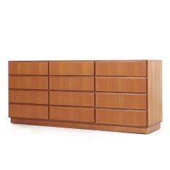  Komfort of Denmark Komfort Mid Century Danish Teak 12 Drawer Lowboy Dresser - 3834611