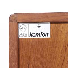  Komfort of Denmark Komfort Mid Century Danish Teak 12 Drawer Lowboy Dresser - 3834616