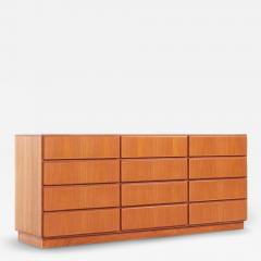  Komfort of Denmark Komfort Mid Century Danish Teak 12 Drawer Lowboy Dresser - 3835356