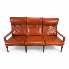  Komfort of Denmark Komfort three seater leather sofa by Arne Wahl Iversen 1960 - 4737846