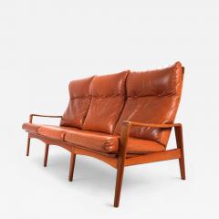  Komfort of Denmark Komfort three seater leather sofa by Arne Wahl Iversen 1960 - 4738199