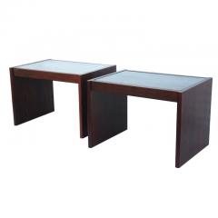  Komfort of Denmark Pair of Danish Modern Rosewood End Tables by Komfort - 2738038