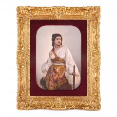  Konigliche Porzellan Manufaktur KPM Antique German KPM porcelain panel of Judith with the Head of Holofernes - 1256047