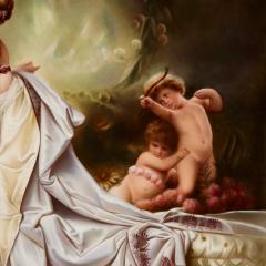  Konigliche Porzellan Manufaktur KPM Large very fine KPM porcelain plaque of Tannhauser und Venus after Knille - 3056115