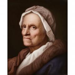  Konigliche Porzellan Manufaktur KPM Pair of large KPM porcelain portrait plaques after Balthasar Denner - 2841518
