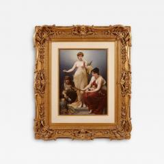  Konigliche Porzellan Manufaktur KPM Very fine and large KPM porcelain plaque of The Three Fates - 3930963