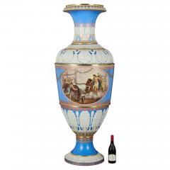  Konigliche Porzellan Manufaktur KPM Very large antique German hand painted porcelain vase by KPM - 4239154