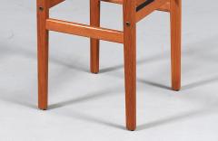  Korup Stolefabrik Danish Modern Teak Leather Bar Stools by Korup Stolefabrik - 4693912