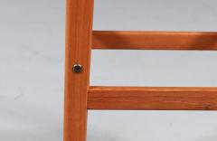  Korup Stolefabrik Danish Modern Teak Leather Bar Stools by Korup Stolefabrik - 4693913