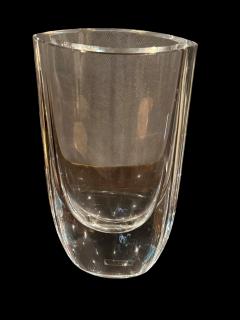  Kosta Boda AB KOSTA BODA MODERNIST CLEAR GLASS VASE - 4486945