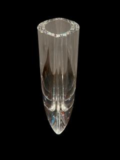  Kosta Boda AB KOSTA BODA MODERNIST CLEAR GLASS VASE - 4486946