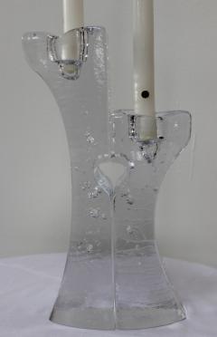  Kosta Boda AB Kosta Boda Art Glass Candle Holders - 769438