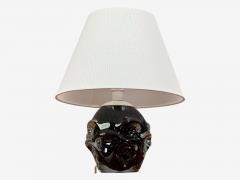  Kosta Boda AB Kosta Small Table Lamp Black Glass Sweden 1950s - 4491567