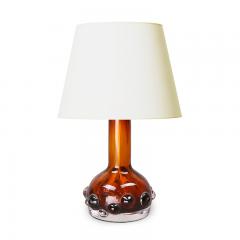  Kosta Boda AB Pair of Table Lamps With Bubble Motifs by Ove Sandberg for Kosta Boda - 3543959