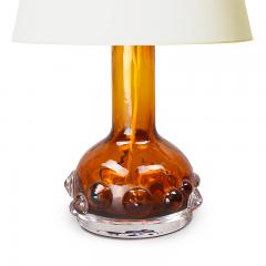  Kosta Boda AB Pair of Table Lamps With Bubble Motifs by Ove Sandberg for Kosta Boda - 3543960