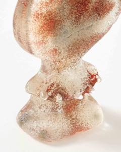  Kosta Boda AB Sandblasted Colored Glass Cats Ear Table Mirror by Kosta Boda Sweden c 1970 - 4609458