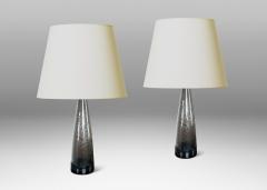  Kosta Boda AB Tall Pair of Table Lamps in Glass Attributed to Kosta - 3744375