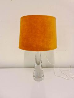  Kosta Midcentury Crystal Glass Table Lamp by Vicke Lindstrand Kosta Sweden - 2339922