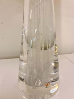  Kosta Midcentury Crystal Glass Table Lamp by Vicke Lindstrand Kosta Sweden - 2339925