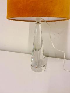  Kosta Midcentury Crystal Glass Table Lamp by Vicke Lindstrand Kosta Sweden - 2339926