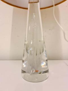  Kosta Midcentury Crystal Glass Table Lamp by Vicke Lindstrand Kosta Sweden - 2339930