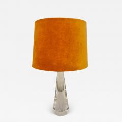  Kosta Midcentury Crystal Glass Table Lamp by Vicke Lindstrand Kosta Sweden - 2343393