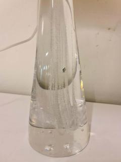  Kosta Midcentury Crystal Glass Table Lamp by Vicke Lindstrand Kosta Sweden - 2339940