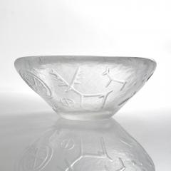  Kosta VICKE LINDSTAND THE ROCK CARVINGS OF TANUM BOWL FOR KOSTA SWEDEN - 3345873