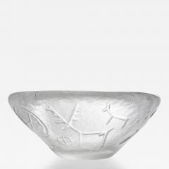  Kosta VICKE LINDSTAND THE ROCK CARVINGS OF TANUM BOWL FOR KOSTA SWEDEN - 3347771