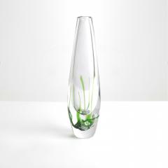  Kosta VICKE LINDSTRAND SEAWEED SERIES GLASS VASE FOR KOSTA Scandinavian modern - 2426751