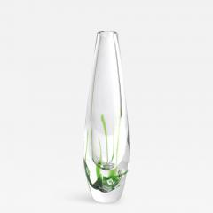  Kosta VICKE LINDSTRAND SEAWEED SERIES GLASS VASE FOR KOSTA Scandinavian modern - 2429575