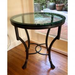 Kreiss Kreiss Luxury Home Iron Glass Palomino Side End Occasional Table - 1767752