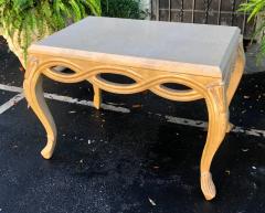  Kreiss Kreiss Luxury Italian Ribbon Marble Top Tea or End Table - 1784328