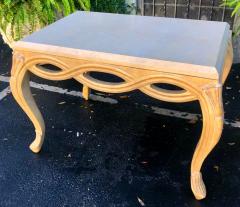  Kreiss Kreiss Luxury Italian Ribbon Marble Top Tea or End Table - 1784332