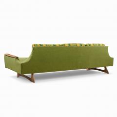  Kroehler Mfg Co Adrian Pearsall Style Kroehler American Leisure Mid Century Sofa Walnut Sofa - 4416830