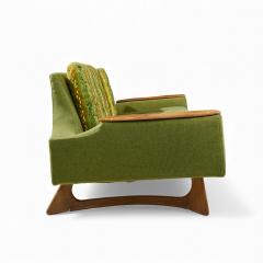  Kroehler Mfg Co Adrian Pearsall Style Kroehler American Leisure Mid Century Sofa Walnut Sofa - 4416844