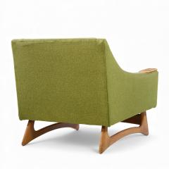  Kroehler Mfg Co Adrian Pearsall Style Kroehler American Leisure Walnut Lounge Chairs Pair - 4416561