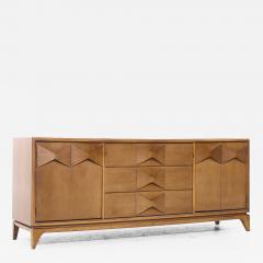  Kroehler Mfg Co Broyhill Brasilia Style Mid Century Walnut Lowboy Dresser - 4186006
