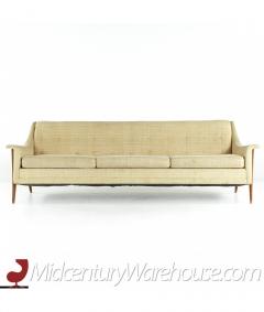  Kroehler Mfg Co Kroehler Avant Mid Century Walnut Sofa - 3092227